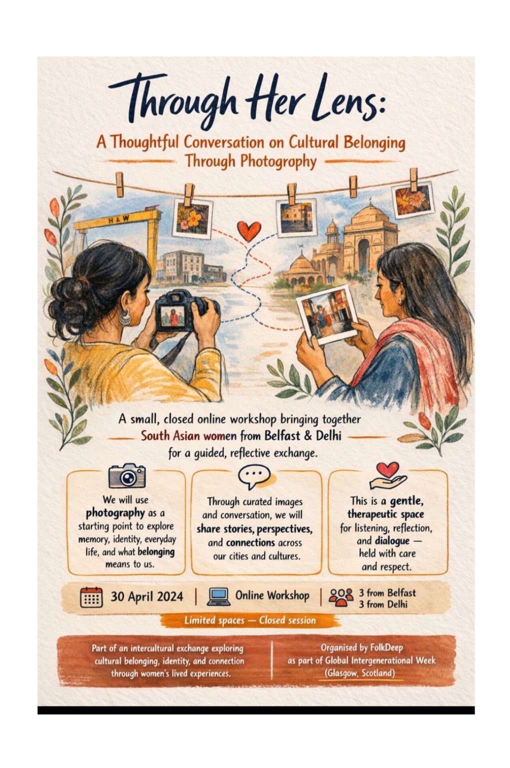 Through Her Lens workshop poster